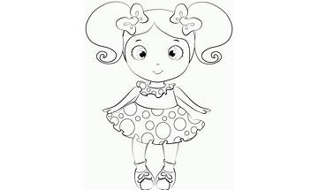 Cute Princess dolls Coloring Book for Android - Download the APK from Habererciyes
